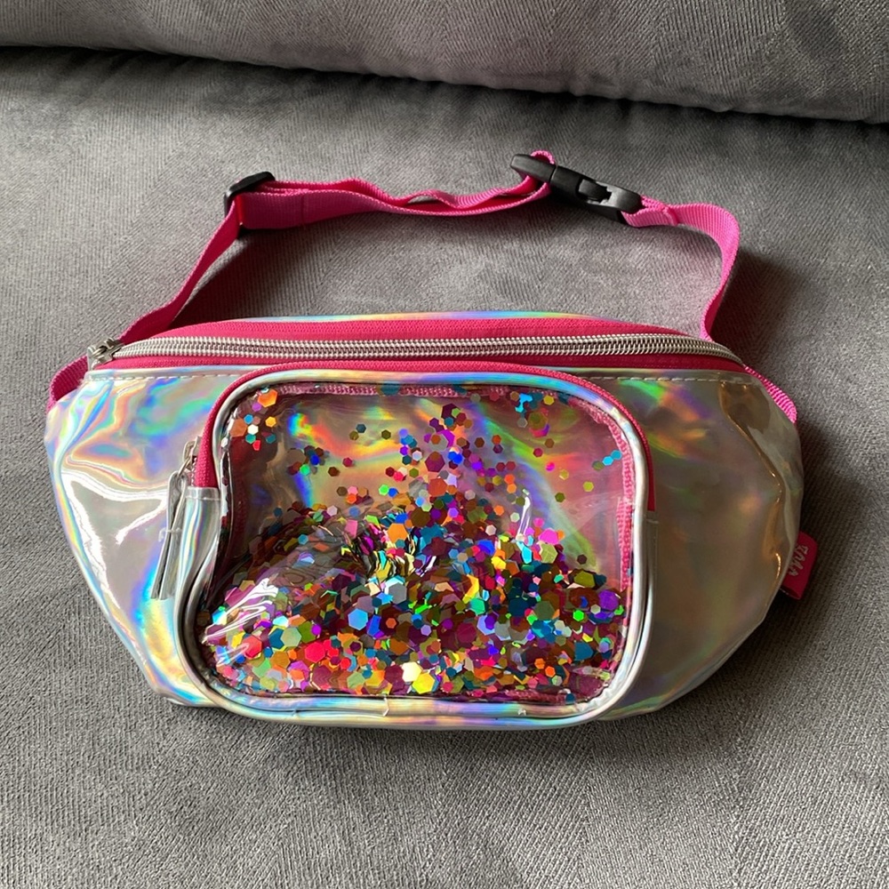 Hot Pink Iridescent Fanny Pack